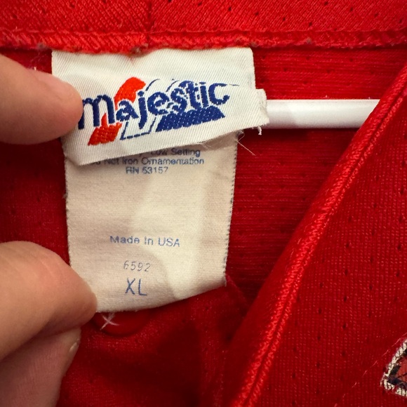 Size XL Authentic Majestic On Field St. Louis Cardinals Mark McGwire Jersey! - Picture 4 of 4